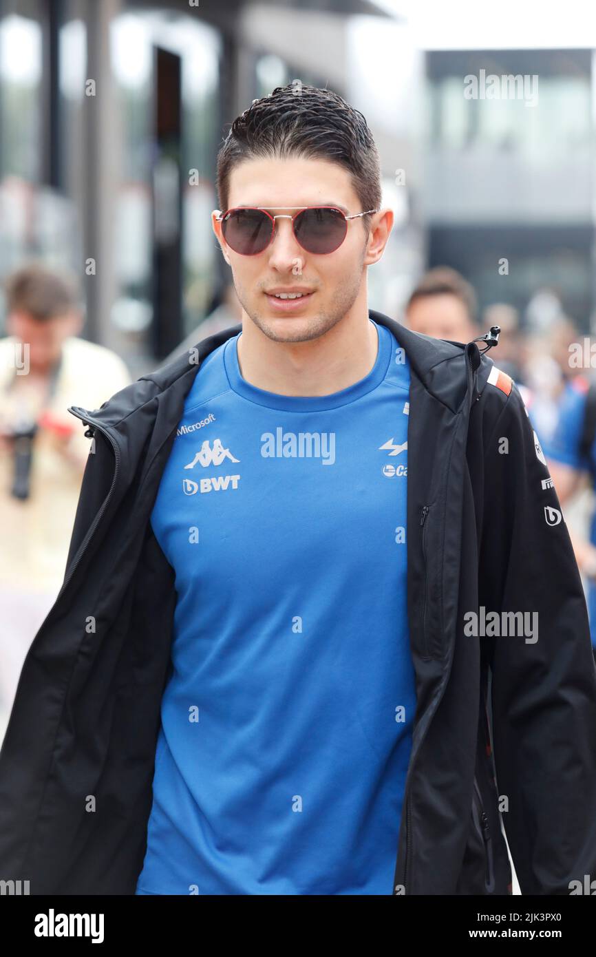 Magyorod, Hongrie. 30 juillet 2022. Formule 1 Grand Prix de Hongrie à Hungaroring, Hongrie. Photo : Esteban Ocon (FRA) d'Alpine © Piotr Zajac/Alamy Live News Banque D'Images