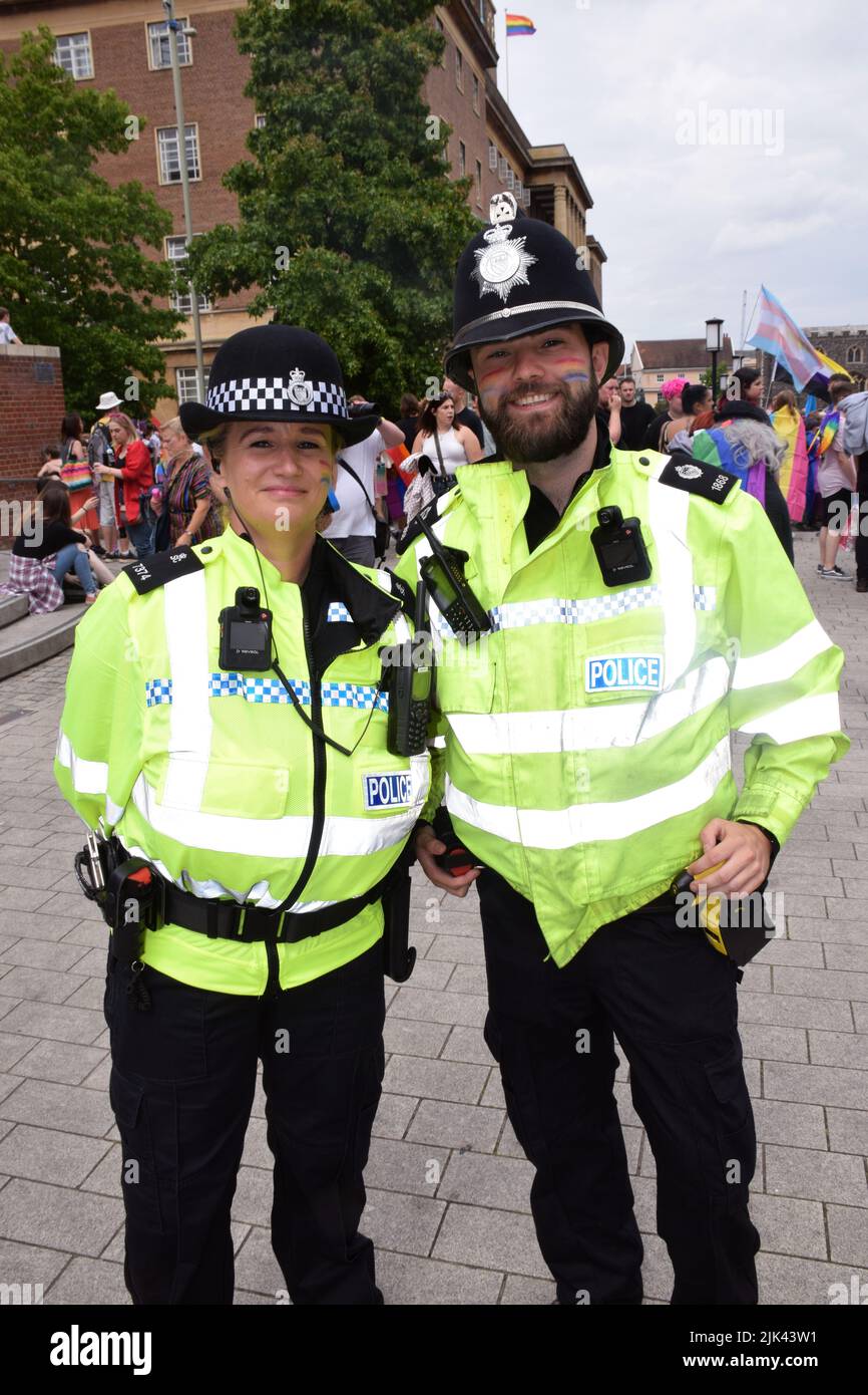 Norwich, Angleterre, Royaume-Uni, 30 juillet 2022. Défilé de fierté. Crédit: Liz Somerville/Alay Live News Banque D'Images