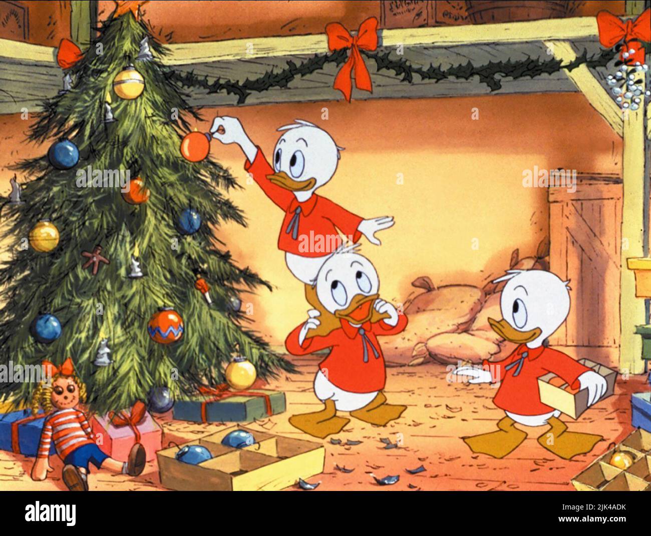 TICK, TRICK, TRACK, MICKEY'S MAGICAL CHRISTMAS: NEED IN À LA MAISON DE LA SOURIS, 2001 Banque D'Images