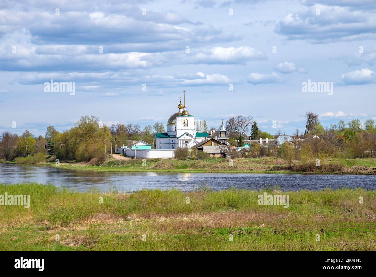 Monastère Simansky de Spaso-Kazan. La ville Ostrov. Région de Pskov, Russie Banque D'Images