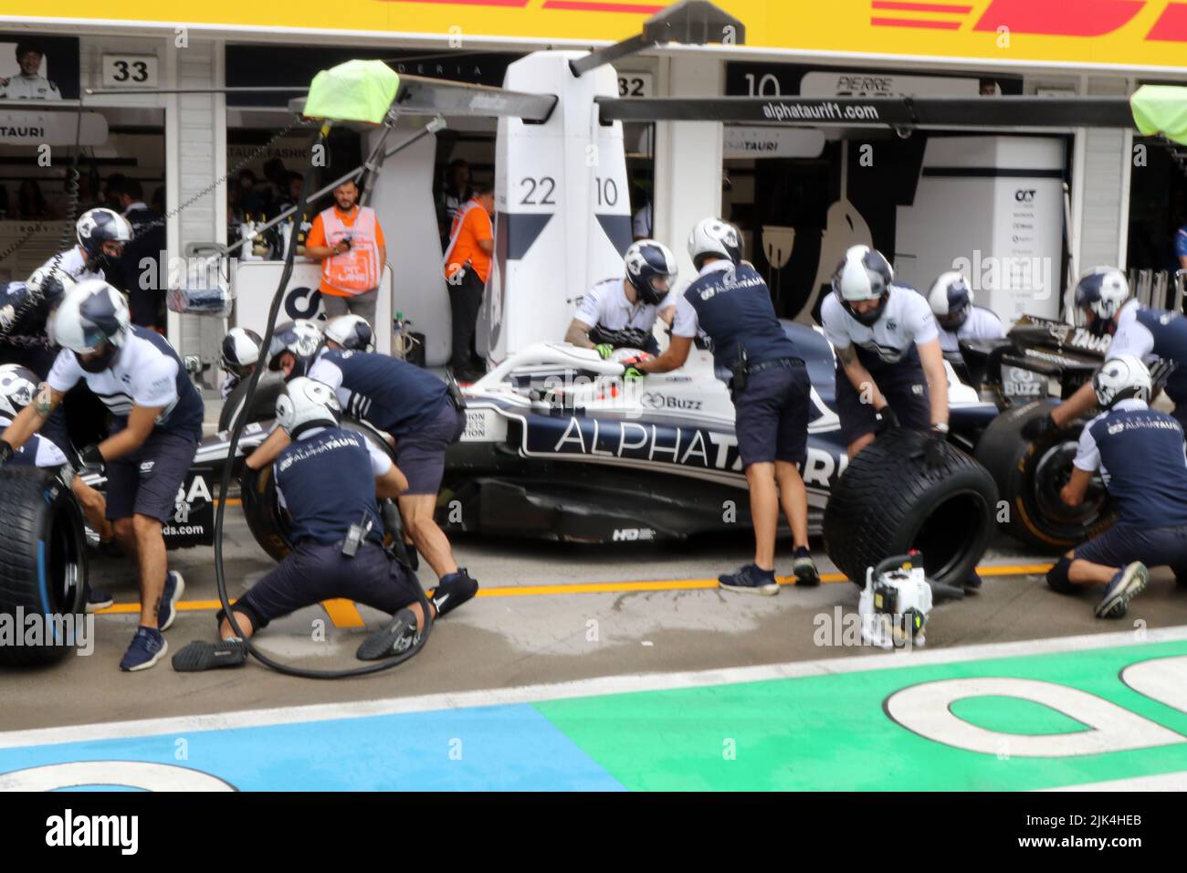 MOGYOROD, BUDAPEST, Hongrie. 30th juillet 2022. #22, Yuki TSUNODA, JAP, Team Scuderia Alpha Tauri, AT02, HONDA, moteur RA620, crédit: SPP Sport Press photo. /Alamy Live News Banque D'Images