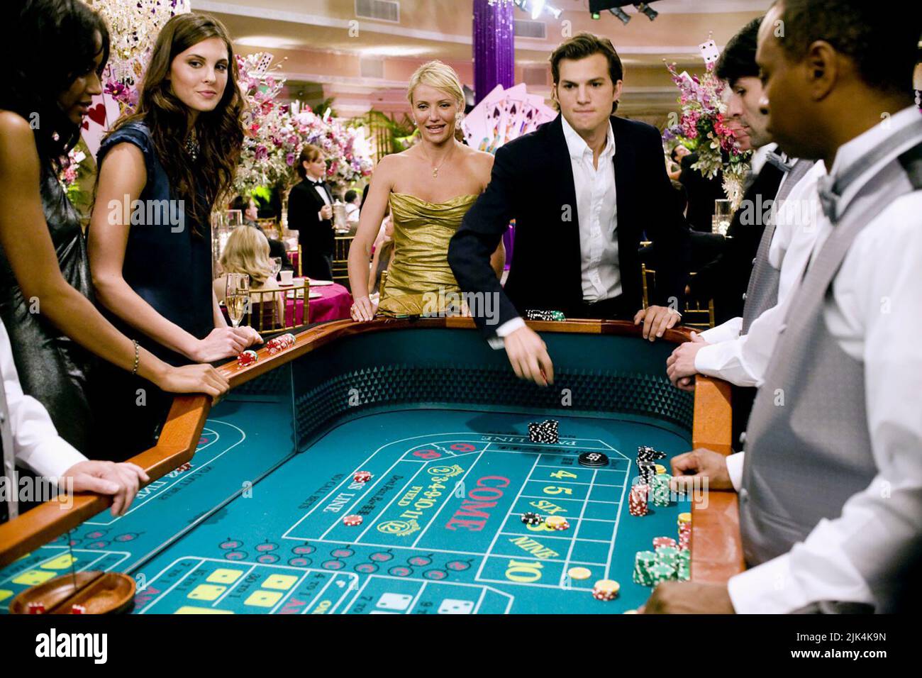 DIAZ,KUTCHER, CE QUI SE PASSE À VEGAS, 2008 Banque D'Images