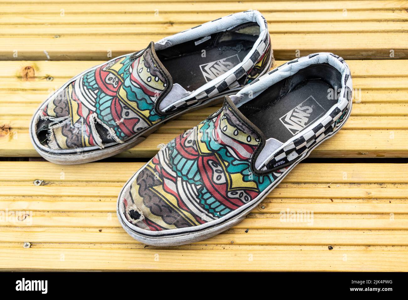 Vans carreaux sans lacets top