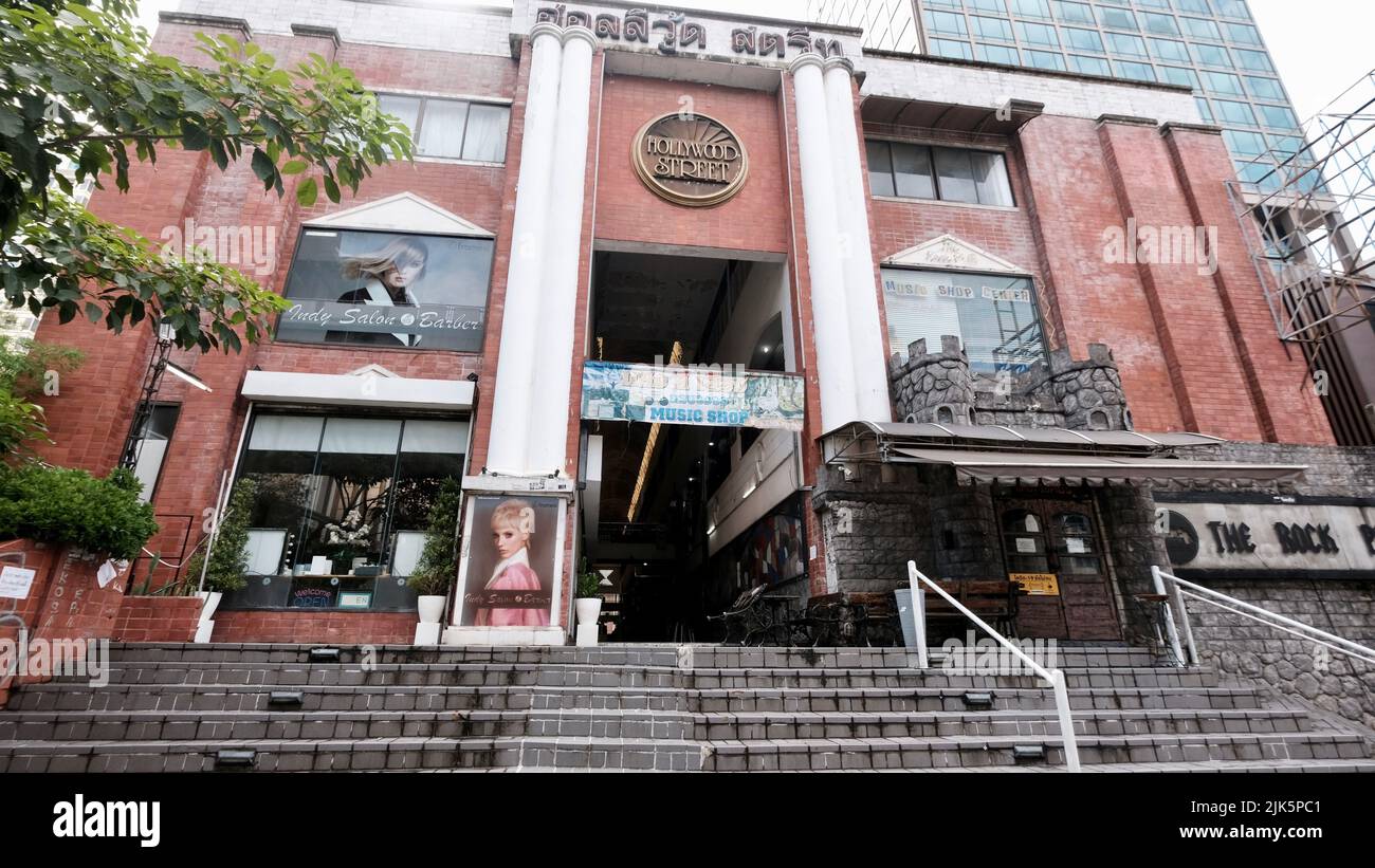 The Rock Pub Hollywood Street Building Bangkok Thaïlande Banque D'Images