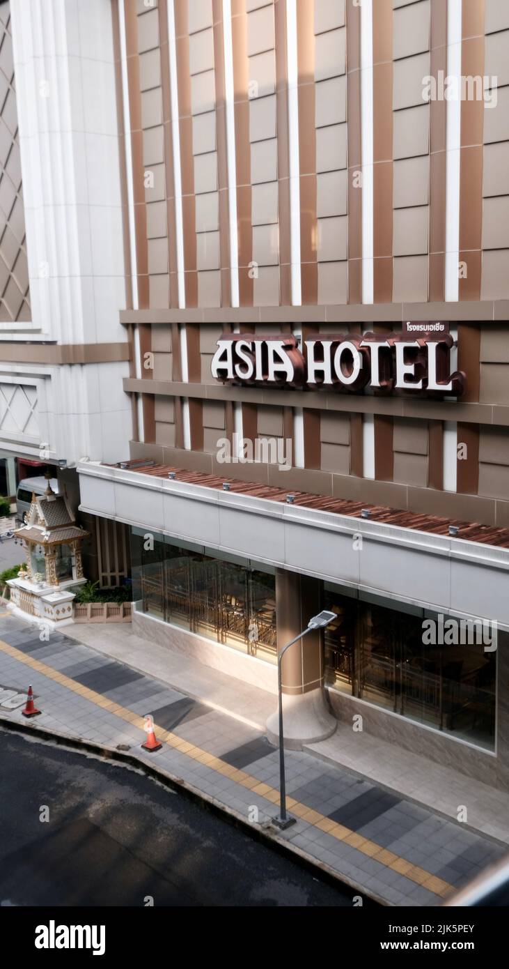 Asia Hotel Bangkok Phaya Thai Road, Thanon Phetchaburi, Ratchathewi, Bangkok Thaïlande Banque D'Images