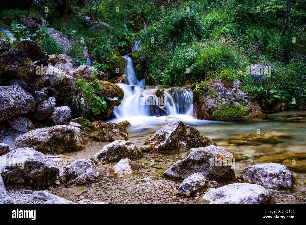 Zompo lo Schioppo, riserva nature (Morino, l''Aquila, Italie) Banque D'Images