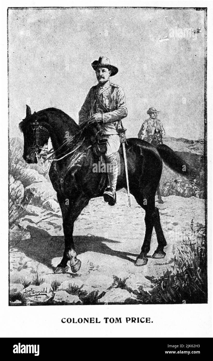 Thomas Caradoc Rose Price CB (21 octobre 1842 – 3 juillet 1911), souvent connu sous le nom de colonel Tom Price, était un soldat australien qui a contribué à la création du Light Horse Banque D'Images