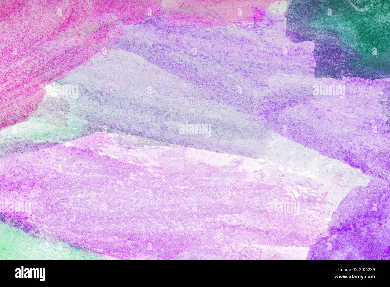 Aquarelle bleu, violet, rose, vert peinture de fond. Toile de fond aquarelle grunge. Texture colorée peinte à la main. Texture de l'encre. Il n'y a pas de place Banque D'Images