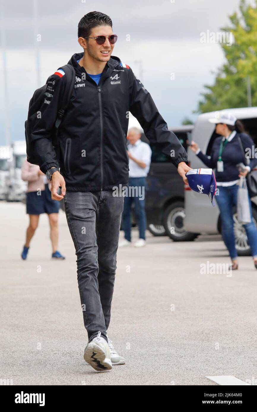 Magyorod, Hongrie. 31 juillet 2022. Grand Prix de Hongrie de formule 1 à Hungaroring, Hongrie. Photo : Esteban Ocon (FRA) d'Alpine © Piotr Zajac/Alamy Live News Banque D'Images