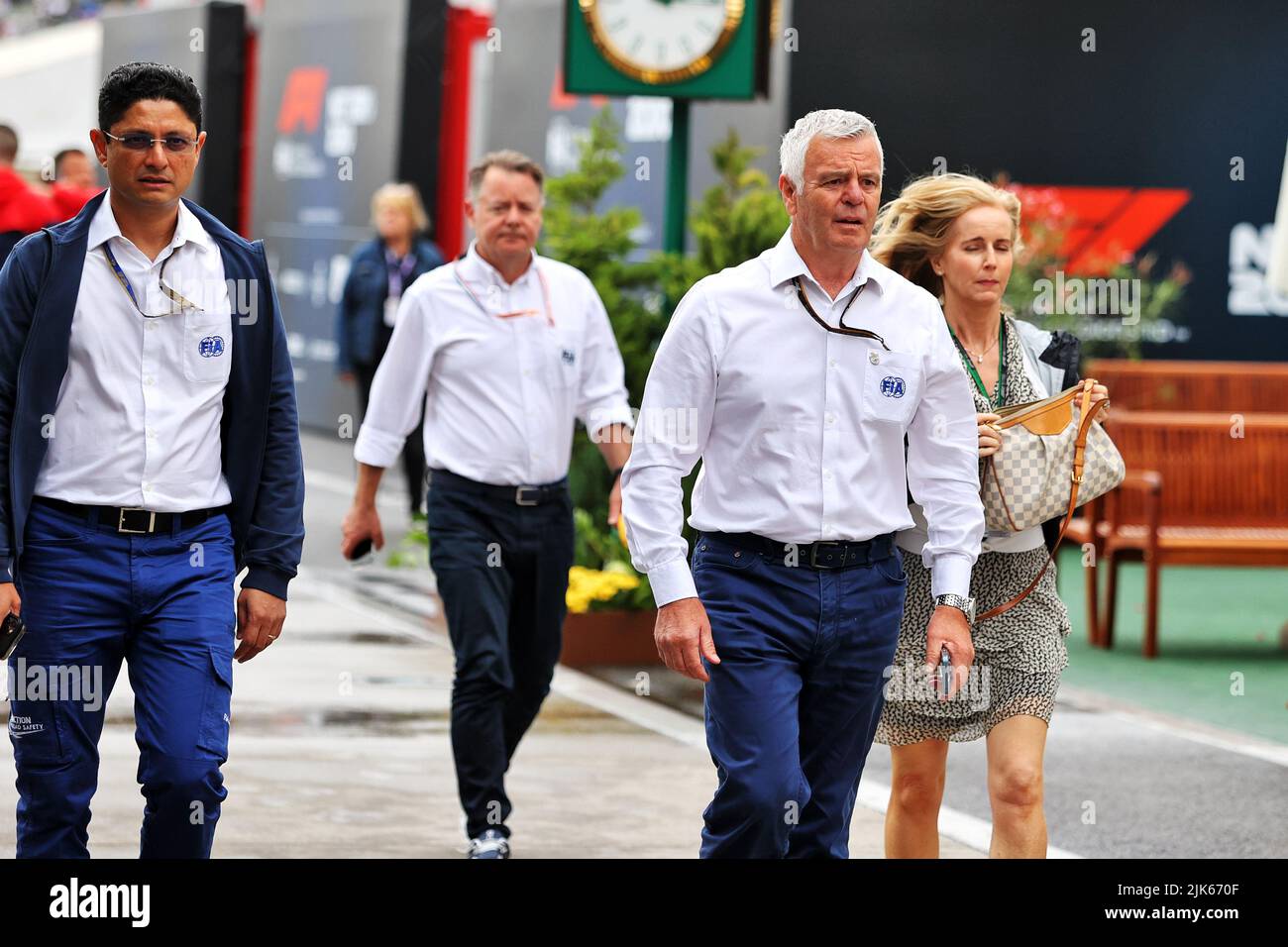 Budapest, Hongrie. 31st juillet 2022. Derek Warwick (GBR) FIA Steward. Grand Prix de Hongrie, dimanche 31st juillet 2022. Budapest, Hongrie. Crédit : James Moy/Alay Live News Banque D'Images