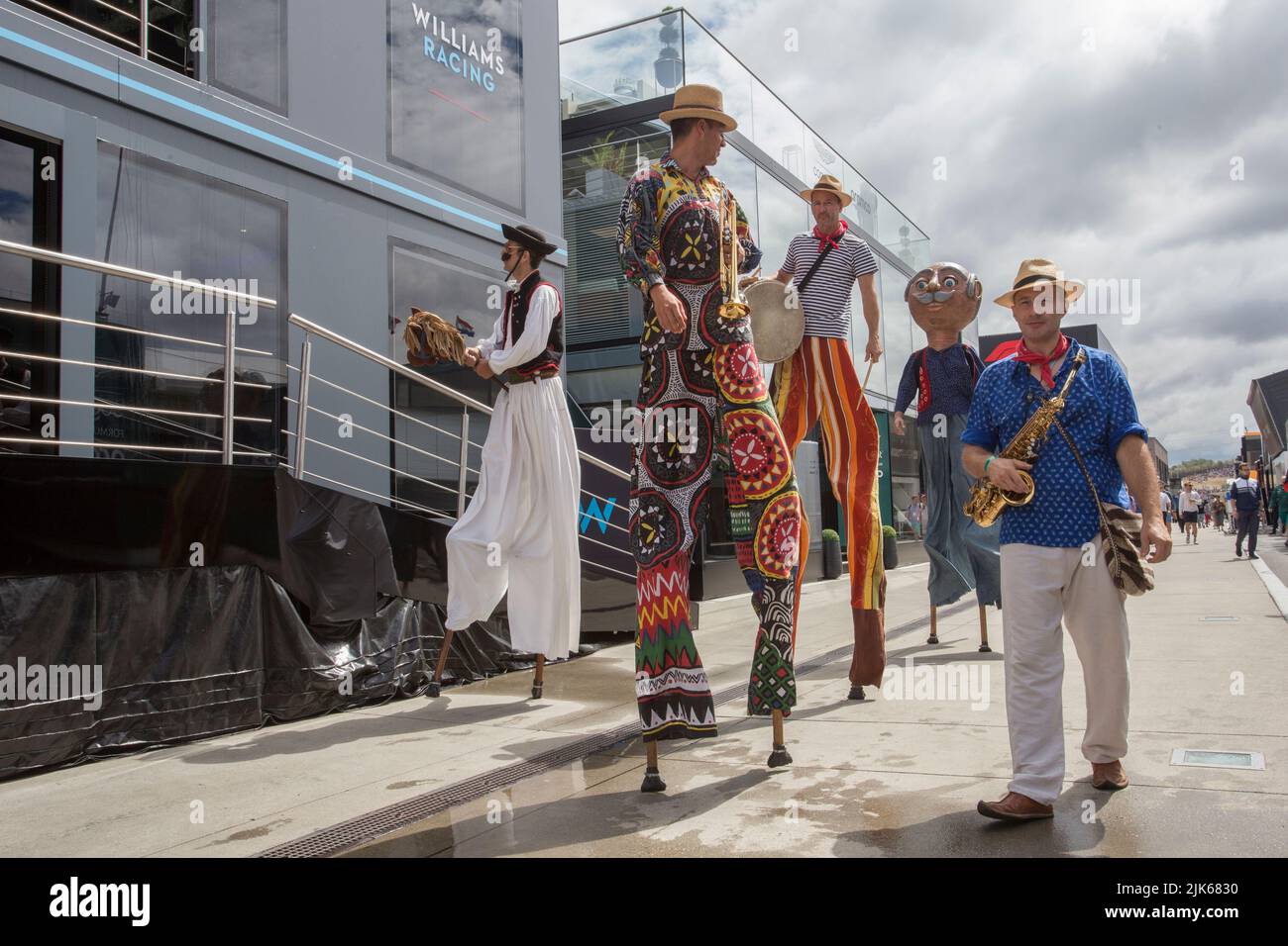 Magyorod, Hongrie. 31 juillet 2022. Formule 1 Grand Prix de Hongrie à Hungaroring, Hongrie. Photo : atmosphère de Padock © Piotr Zajac/Alamy Live News Banque D'Images