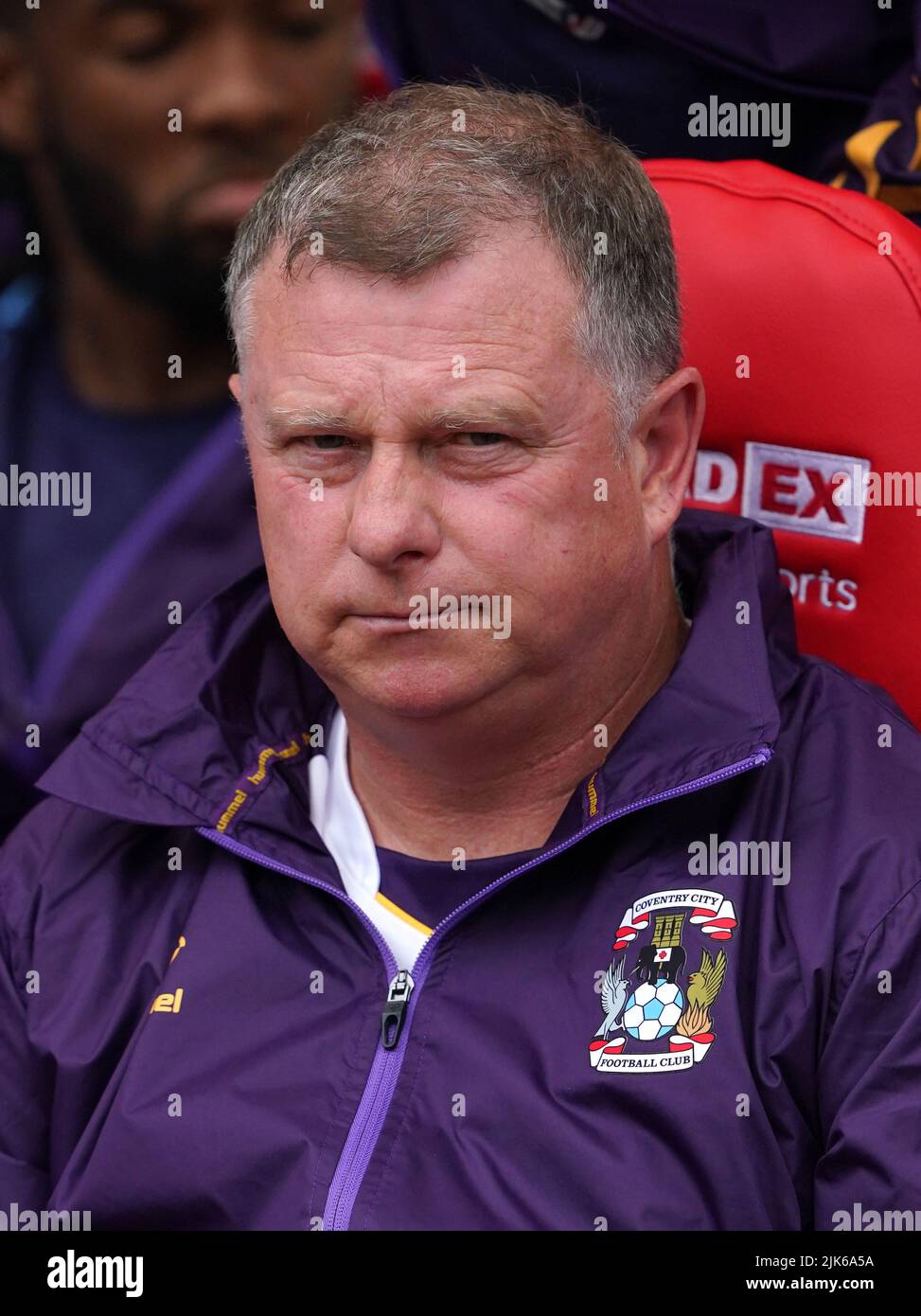 Mark Robins, directeur de la ville de Coventry, lors du match de championnat Sky Bet au stade de Light, Sunderland. Date de la photo: Dimanche 31 juillet 2022. Banque D'Images