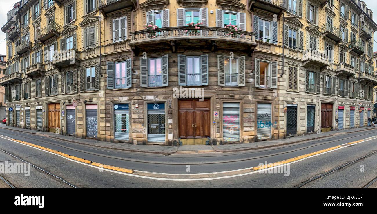 Rues de Turin Banque D'Images