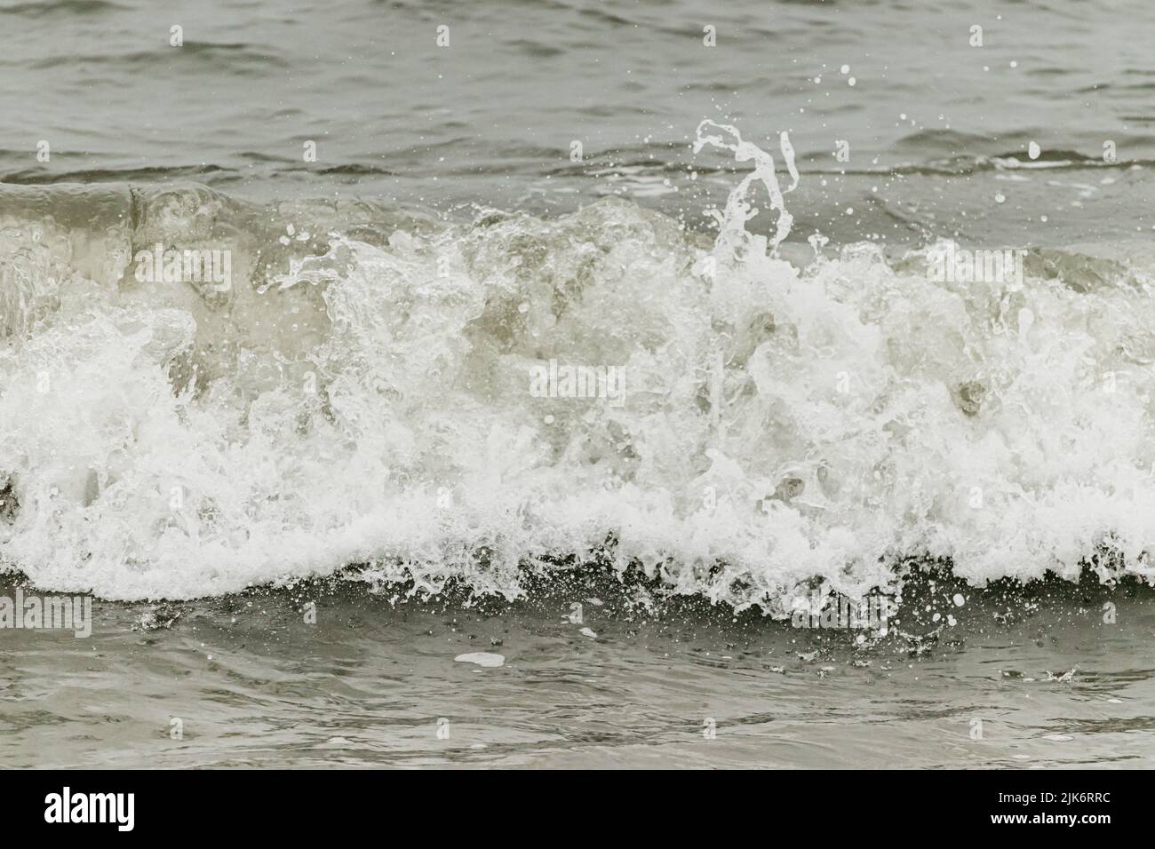 Mer du Nord néerlandaise dans la province de Zélande Banque D'Images