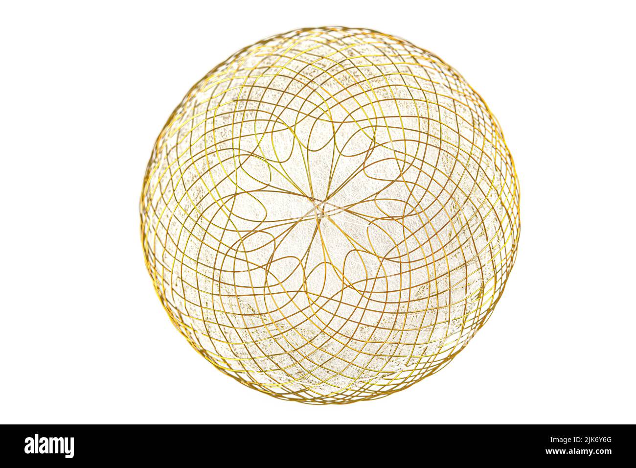 Défékt. Septal atrial. Dispositifs pour les procédures de cardiologie invasive. Dispositif de fermeture de la communication interauriculaire sur fond blanc. Banque D'Images