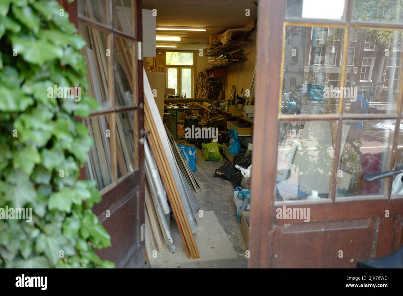 Atelier à Egelantiersgracht à Amsterdam Banque D'Images