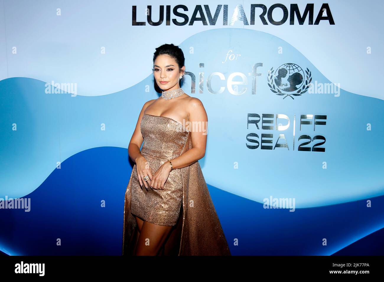 Capri, LuisaViaRoma tapis rouge pour UNICEF 2022. Photo : Vanessa Hudgens Banque D'Images