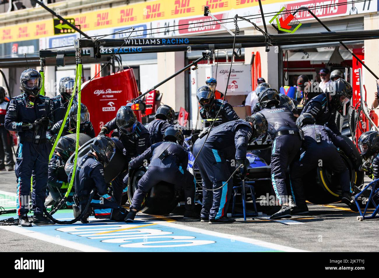 Le Castellet, France. 24th juillet 2022. #6 Nicholas Latifi (CAN, Williams Racing), Grand Prix de France F1 au circuit Paul Ricard sur 24 juillet 2022 au Castellet, France. (Photo par HIGH TWO) Credit: dpa/Alay Live News Banque D'Images