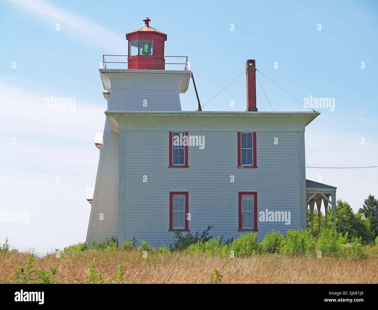 Blockhouse Light,Rocky point,Î.-P.-É Banque D'Images