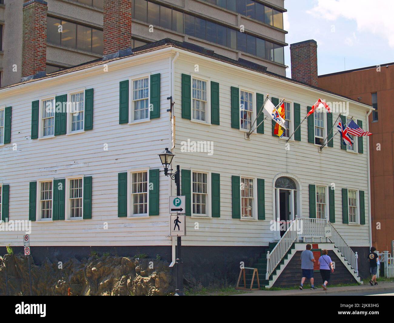 Loyalist House, Saint John, Nouveau-Brunswick Banque D'Images