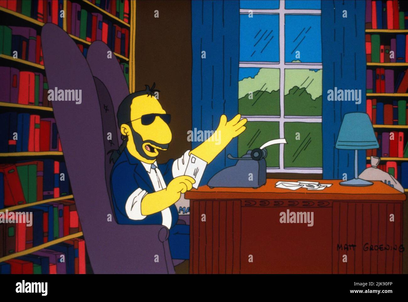 Ringo Starr Television: The Simpsons : Season 2 (TV-série) USA 1989-, / Episode 2,18: 'marges Meisterwerk' (Brush with Greatness, Dir: Jim Reardon & David Silverman, 1991) 11 octobre 1990 **AVERTISSEMENT** cette photographie est destinée à un usage éditorial exclusif et est le droit d'auteur de 20th CENTURY FOX TELEVISION et/ou le photographe assigné par la Société de film ou de production et ne peut être reproduite que par des publications en conjonction avec la promotion du film ci-dessus. Un crédit obligatoire pour LA TÉLÉVISION FOX 20th CENTURY est requis. Le photographe doit également être crédité lorsqu'il est connu. Aucune utilisation commerciale ne peut Banque D'Images