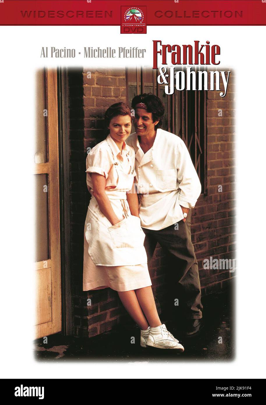 Affiche de film film Frankie et Johnny (1994) réalisateur : Garry Marshall 11 octobre 1991 **AVERTISSEMENT** cette photographie est destinée à un usage éditorial seulement et est protégée par les droits d'auteur de PARAMOUNT et/ou du photographe désigné par le film ou la société de production et ne peut être reproduite que par des publications dans le cadre de la promotion du film ci-dessus. Un crédit obligatoire à PARAMOUNT est requis. Le photographe doit également être crédité lorsqu'il est connu. Aucune utilisation commerciale ne peut être accordée sans autorisation écrite de The film Company. Banque D'Images