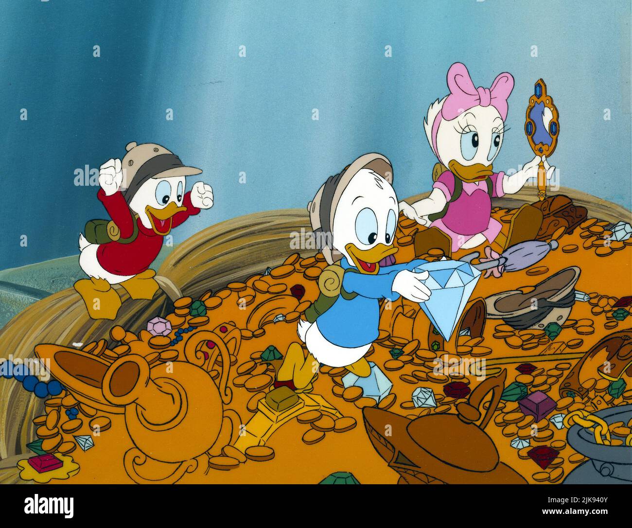 Huey Duck, Dewey Duck & Webby Vanderquack film: Ducktales The Movie:  Treasure of the Lost Lamp (USA/FR 1990) Directeur: Bob Hathcock 03 août  1990 **AVERTISSEMENT** cette photographie est destinée à un usage