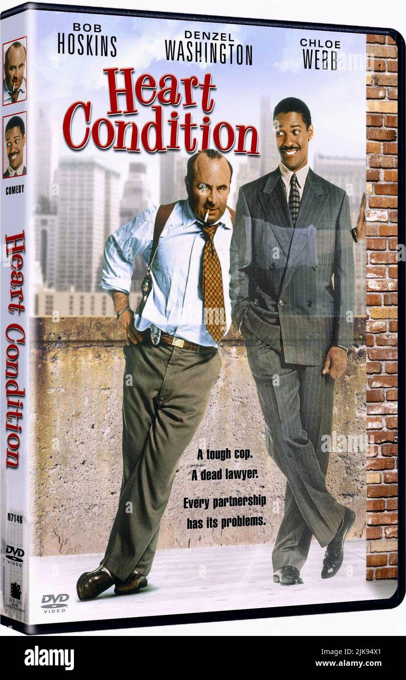 Bob Hoskins & Denzel Washington film Heart condition (1993) personnages : Jack Moony & Napoleon Stone réalisateur : James D. Parriott 02 février 1990 **AVERTISSEMENT** cette photographie est à usage éditorial seulement et est la propriété de NEW LINE et/ou du photographe assigné par le film ou la société de production et ne peut être reproduite que par des publications en liaison avec la promotion du film ci-dessus. Un crédit obligatoire pour LA NOUVELLE LIGNE est requis. Le photographe doit également être crédité lorsqu'il est connu. Aucune utilisation commerciale ne peut être accordée sans autorisation écrite de The film Company. Banque D'Images