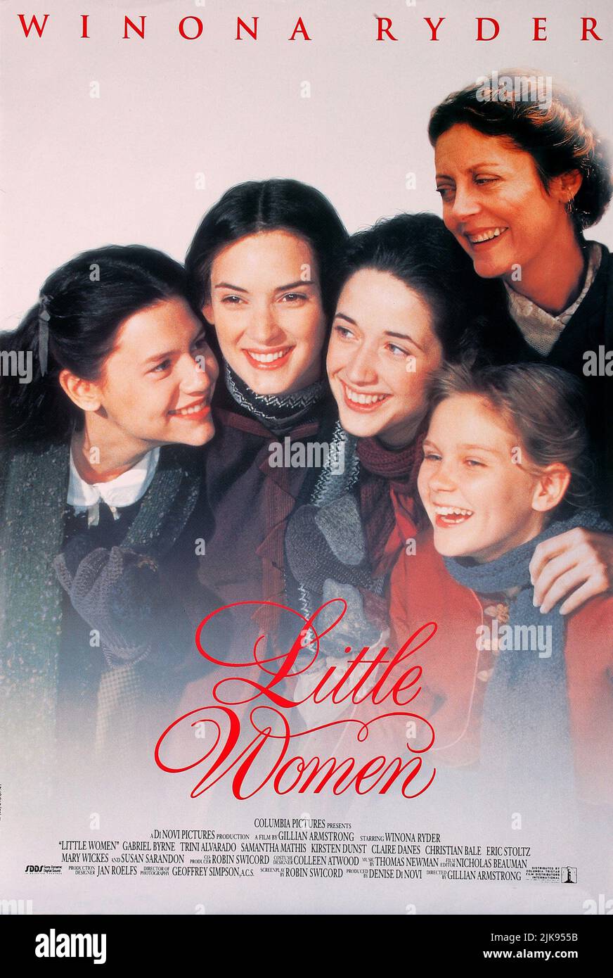 Claire Danes, Winony Ryder, Trini Alvarado, Kirsten Dunst et Susan Sarandon film d'affichage: Little Women (USA/CAN 1994) / Literaturverfilmung (basé sur le livre de Louisa May Alcott) Directeur : Gillian Armstrong 21 décembre 1994 **AVERTISSEMENT** cette photographie est à usage éditorial exclusif et est le droit d'auteur des IMAGES DE COLUMBIA et/ou du photographe assigné par la Société de film ou de production et ne peut être reproduite que par des publications dans le cadre de la promotion du film ci-dessus. Un crédit obligatoire pour LES PHOTOS DE COLUMBIA est requis. Le photographe doit également être crédité lorsqu'il est connu. Pas de comm Banque D'Images