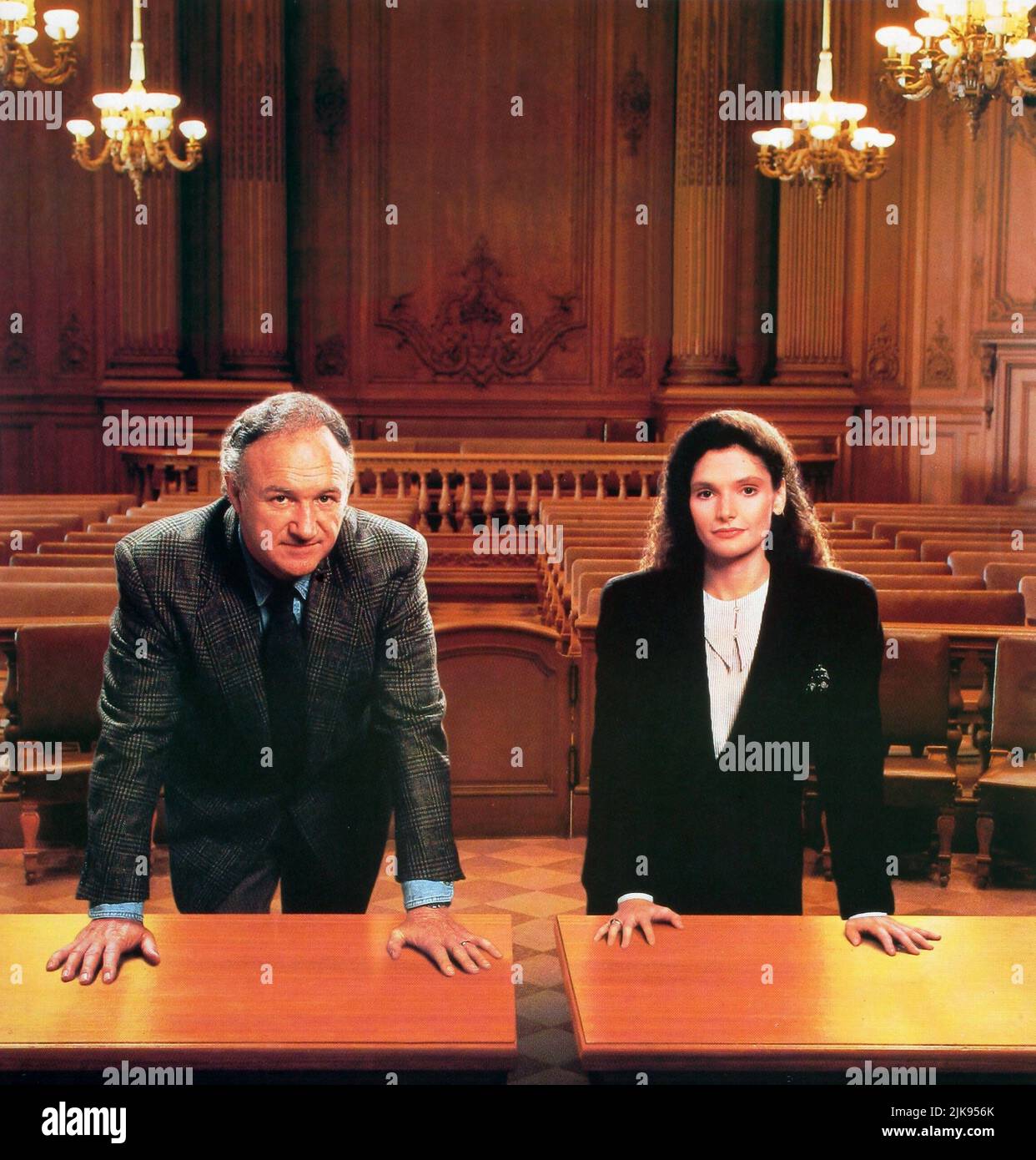 Gene Hackman & Mary Elizabeth Mastrantonio film: Class action (1991) personnages: Jedediah Tucker Ward & Maggie Ward Directeur: Michael Apted 18 mars 1991 **AVERTISSEMENT** cette photographie est à usage éditorial exclusif et est le droit d'auteur de 20THCENTURY FOX et/ou le photographe assigné par la Société de film ou de production et ne peut être reproduite que par des publications dans le cadre de la promotion du film ci-dessus. Un crédit obligatoire pour 20THCENTURY FOX est requis. Le photographe doit également être crédité lorsqu'il est connu. Aucune utilisation commerciale ne peut être accordée sans l'autorisation écrite de la Société du film. Banque D'Images