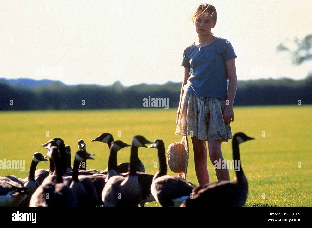 Anna Paquin & Geese film: Fly Away Home (1996) personnages: Amy Alden & Director: Carroll Ballard 05 septembre 1996 **AVERTISSEMENT** cette photographie est à usage éditorial exclusif et est le droit d'auteur de COLUMBIA et/ou le photographe assigné par la Société du film ou de la production et ne peut être reproduite que par des publications dans le cadre de la promotion du film ci-dessus. Un crédit obligatoire pour LA COLOMBIE est requis. Le photographe doit également être crédité lorsqu'il est connu. Aucune utilisation commerciale ne peut être accordée sans l'autorisation écrite de la Société du film. Banque D'Images