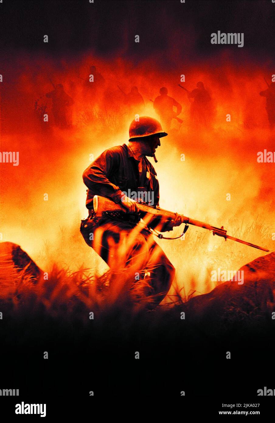 Film d'affiche : The Thin Red Line (1998) Directeur : Terrence Malick 25 décembre 1998 **AVERTISSEMENT** cette photographie est à usage éditorial exclusif et est le droit d'auteur de 20 CENTURY FOX et/ou le photographe assigné par la Société du film ou de la production et ne peut être reproduite que par des publications dans le cadre de la promotion du film ci-dessus. Un crédit obligatoire à 20 CENTURY FOX est requis. Le photographe doit également être crédité lorsqu'il est connu. Aucune utilisation commerciale ne peut être accordée sans l'autorisation écrite de la Société du film. Banque D'Images