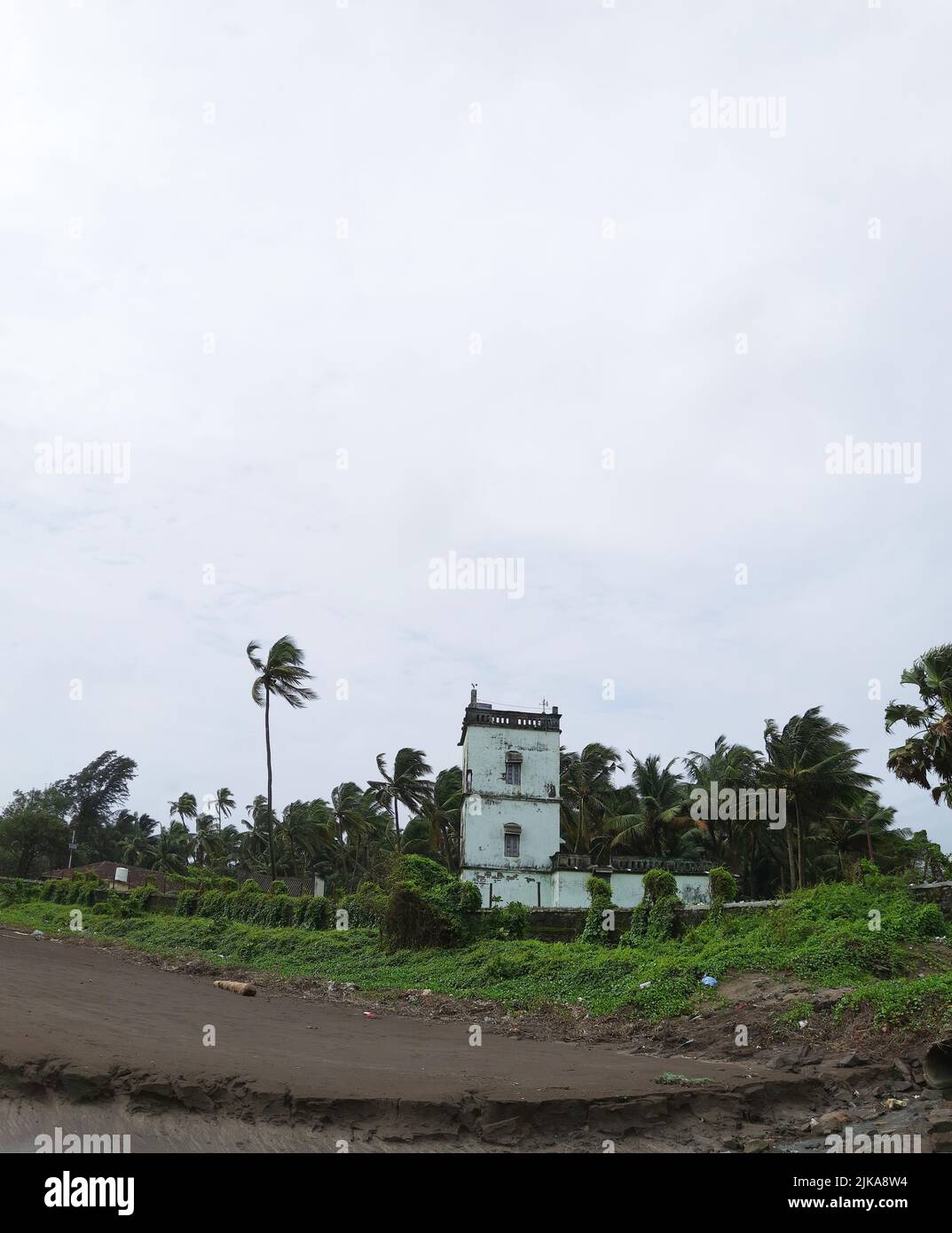 Construction d'un observatoire magnétique dans le district d'Alibag Raigad State Maharashtra Inde 07 23 2022 Banque D'Images