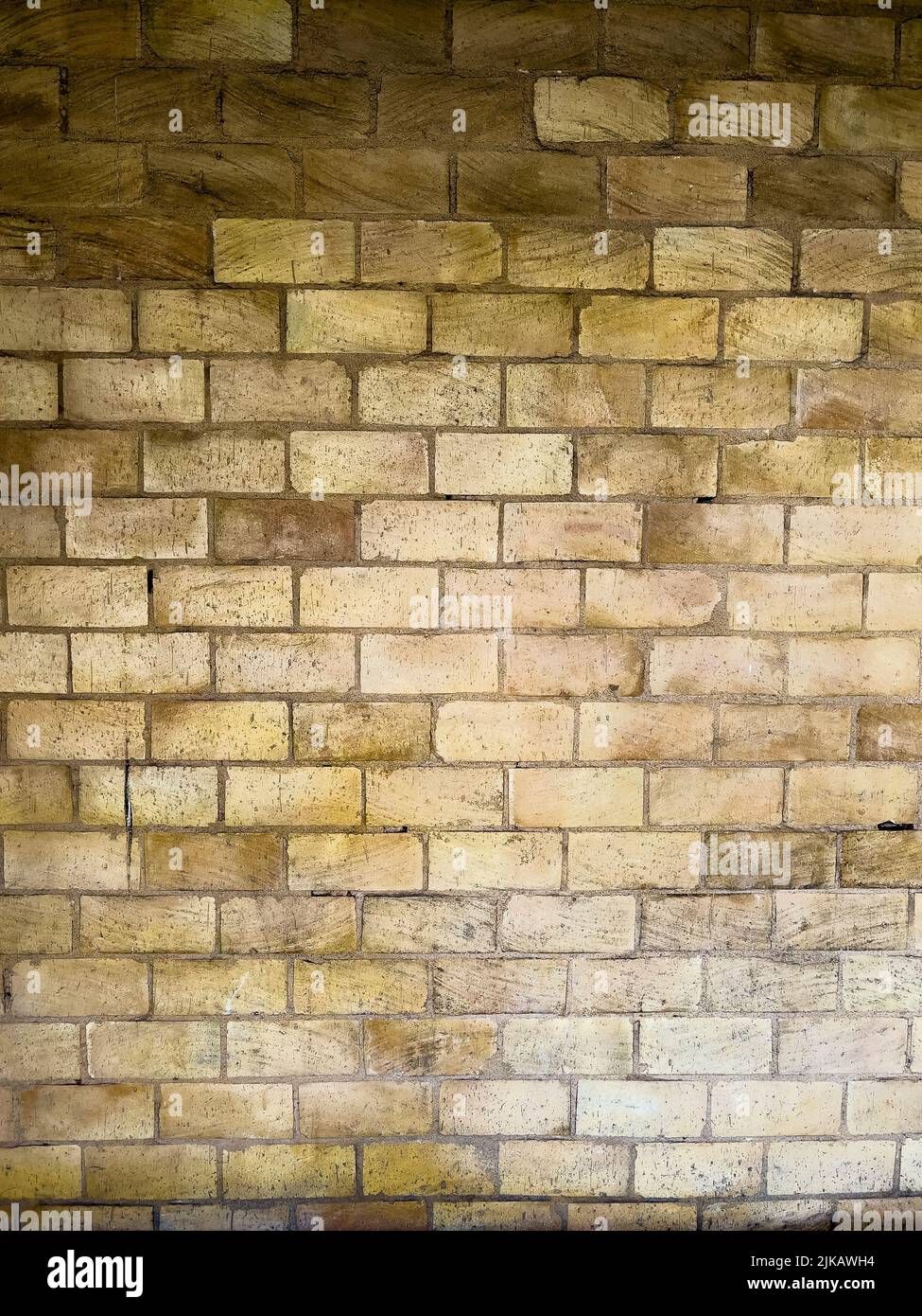 Brun beige mur brique grunge toile de fond texturée - photo de stock Banque D'Images