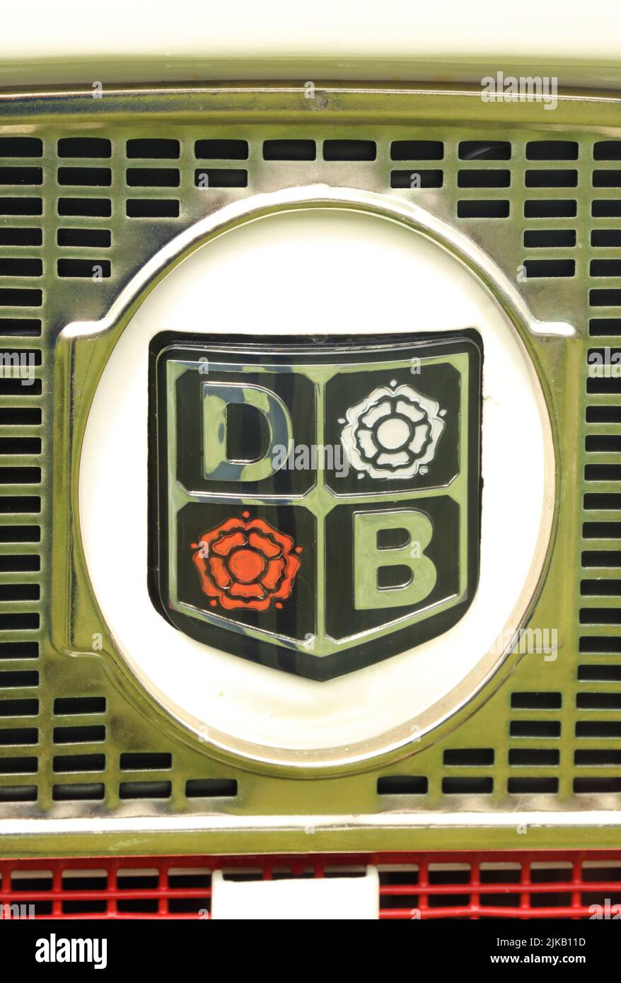 Badge radiateur du tracteur David Brown Banque D'Images