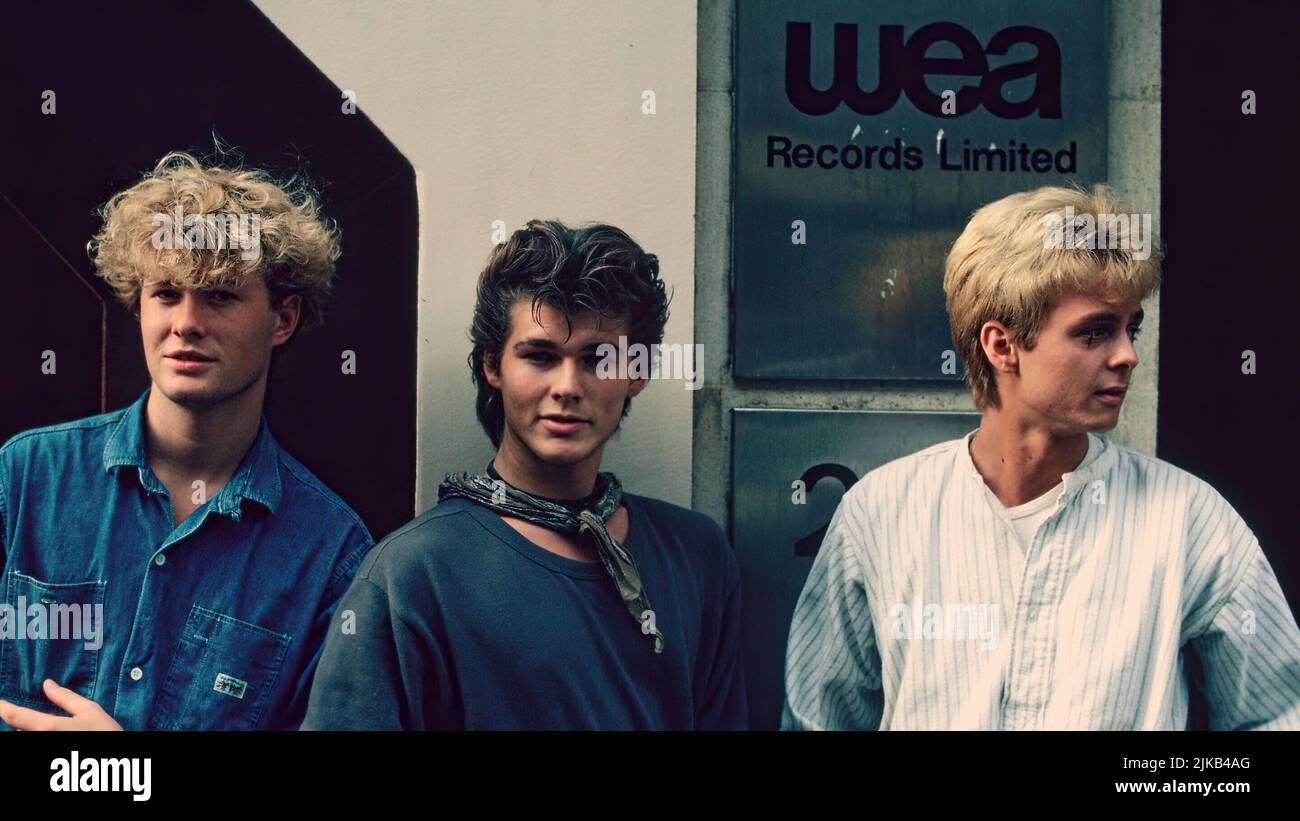 MORTEN HARKET, MAGNE FURUHOLMEN, A-HA ET PAL WAAKTAAR DANS A-HA: LE FILM (2021), RÉALISÉ PAR THOMAS ROBSAHM ET ASLAUG HOLM. Credit: Fond pour Lyd og Bilde / Album Banque D'Images