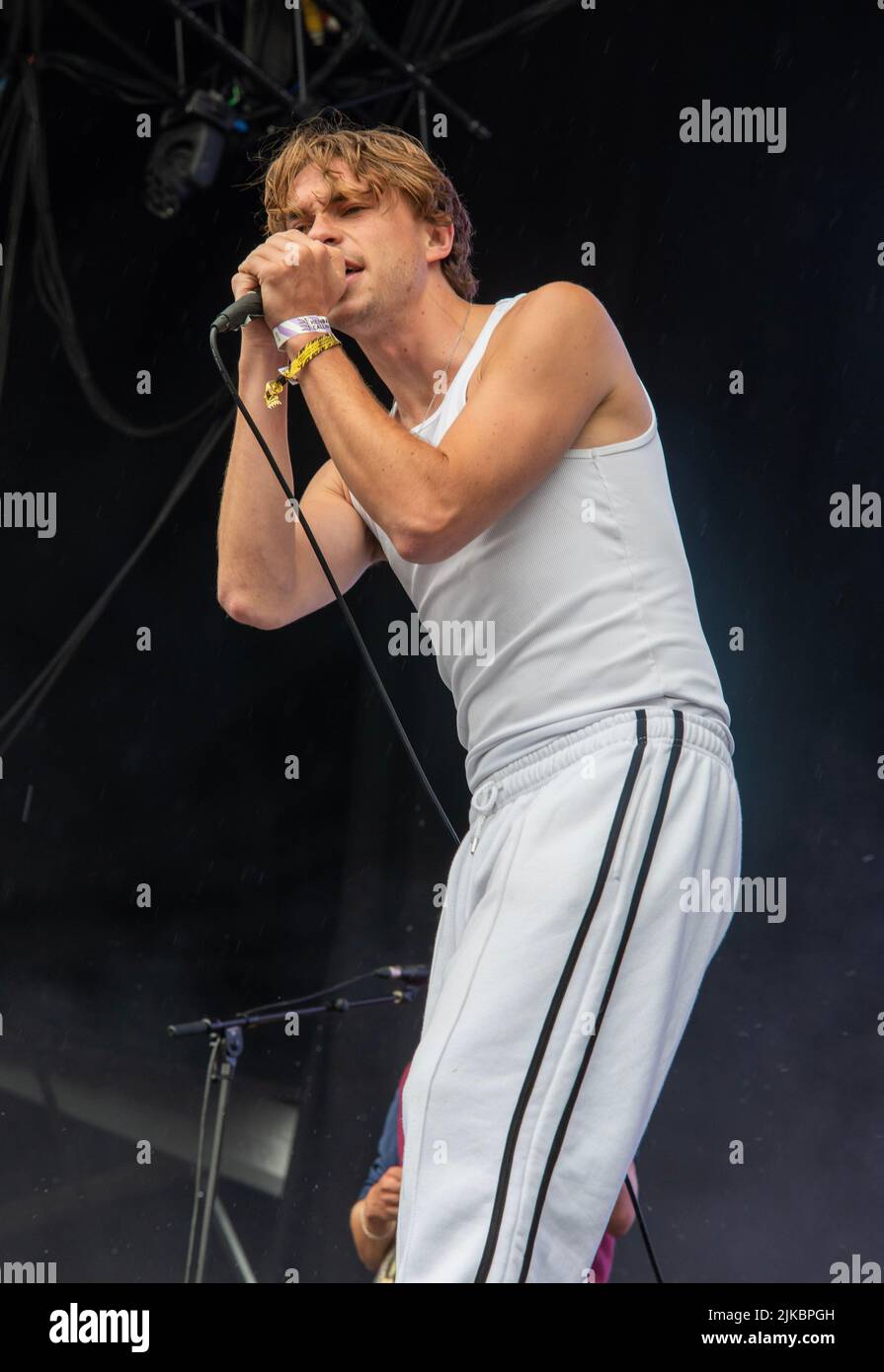 Équipe sportive jouant Kendal appelant le 30.07.2022. Crédit : Tracy Daniel / Alamy Banque D'Images