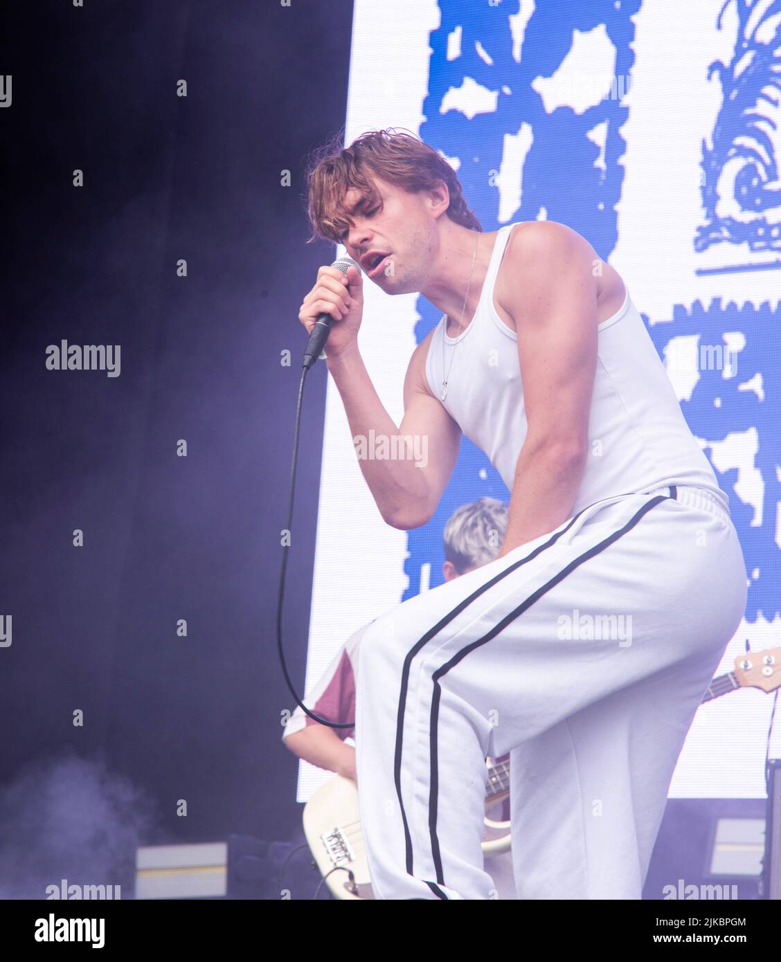 Équipe sportive jouant Kendal appelant le 30.07.2022. Crédit : Tracy Daniel / Alamy Banque D'Images