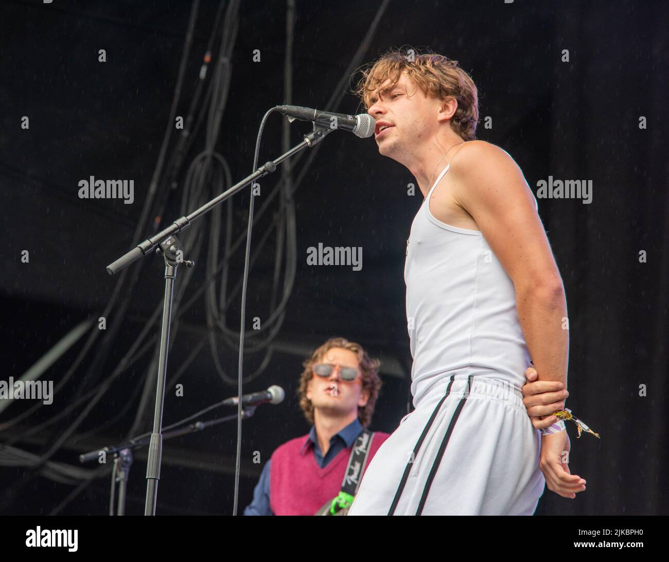 Équipe sportive jouant Kendal appelant le 30.07.2022. Crédit : Tracy Daniel / Alamy Banque D'Images