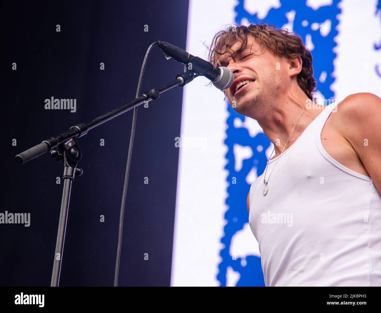 Équipe sportive jouant Kendal appelant le 30.07.2022. Crédit : Tracy Daniel / Alamy Banque D'Images