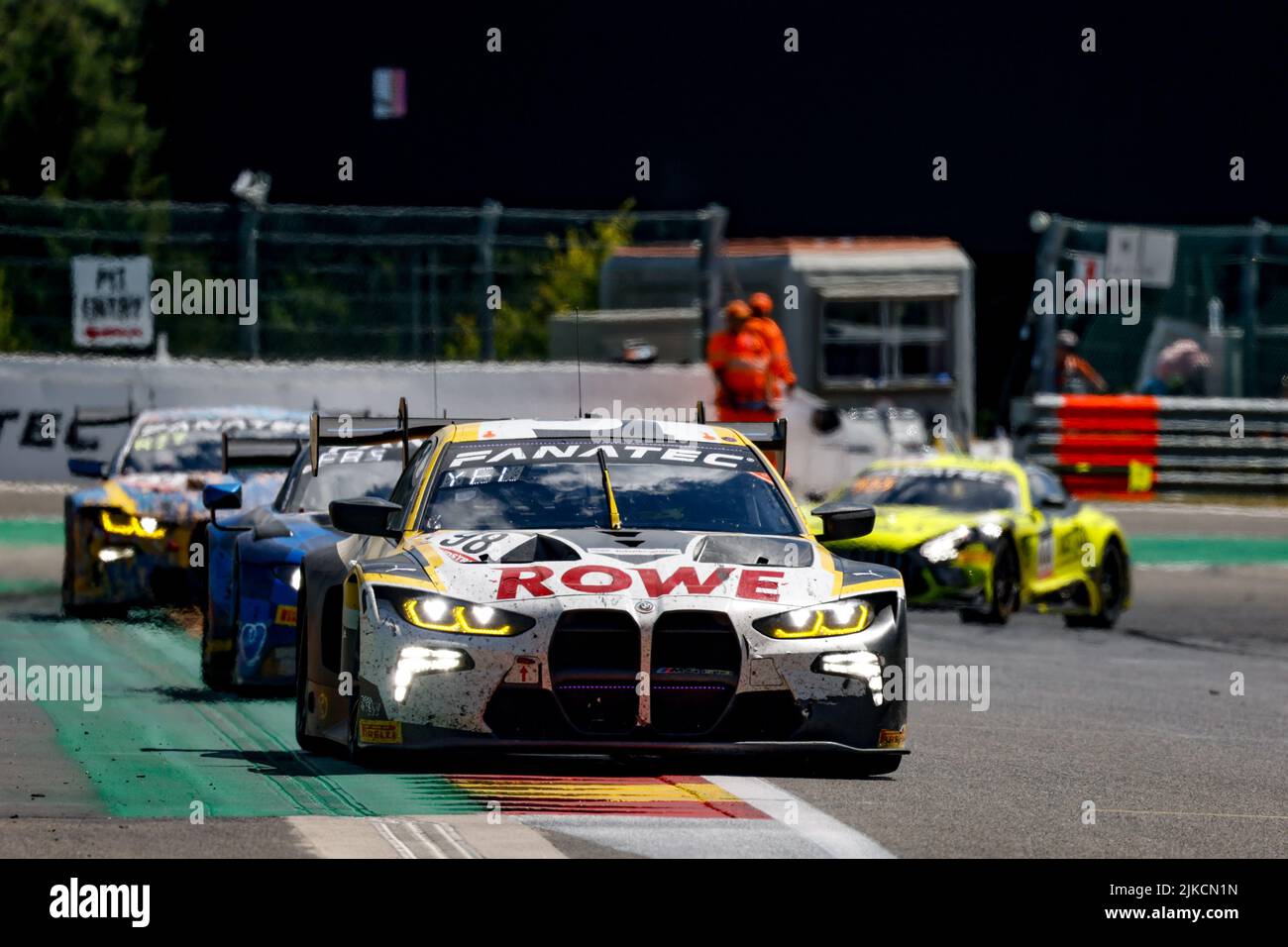 98 Rowe Racing, BMW M4 GT3 d'Augusto FARFUS, Nicholas YELLOLY, Nicky CATSBURG, en action pendant les TotalEnergies 24 heures de Spa 2022, 7th tour du Fanatec GT World Challenge Europe 2022 Powered by AWS, de 27 juillet à 31, 2021 sur le circuit de Spa-Francorchamps, à Stavelot, Belgique - photo: Paul Vaicle / DPPI / DPPI / LiveMedia Banque D'Images