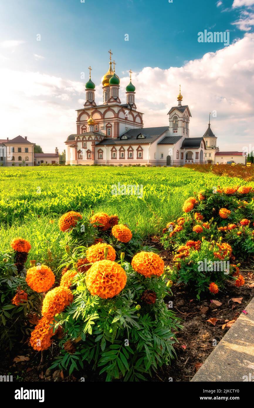 Cathédrale Saint-Sergius de Radonezh, monastère de Varnitsky Trinity-Sergius, Rostov le Grand, région de Yaroslavl, Russie Banque D'Images