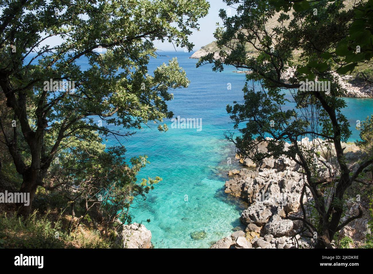 Crique de Brisana, péninsule de Karaburun, dans le parc marin de — free download