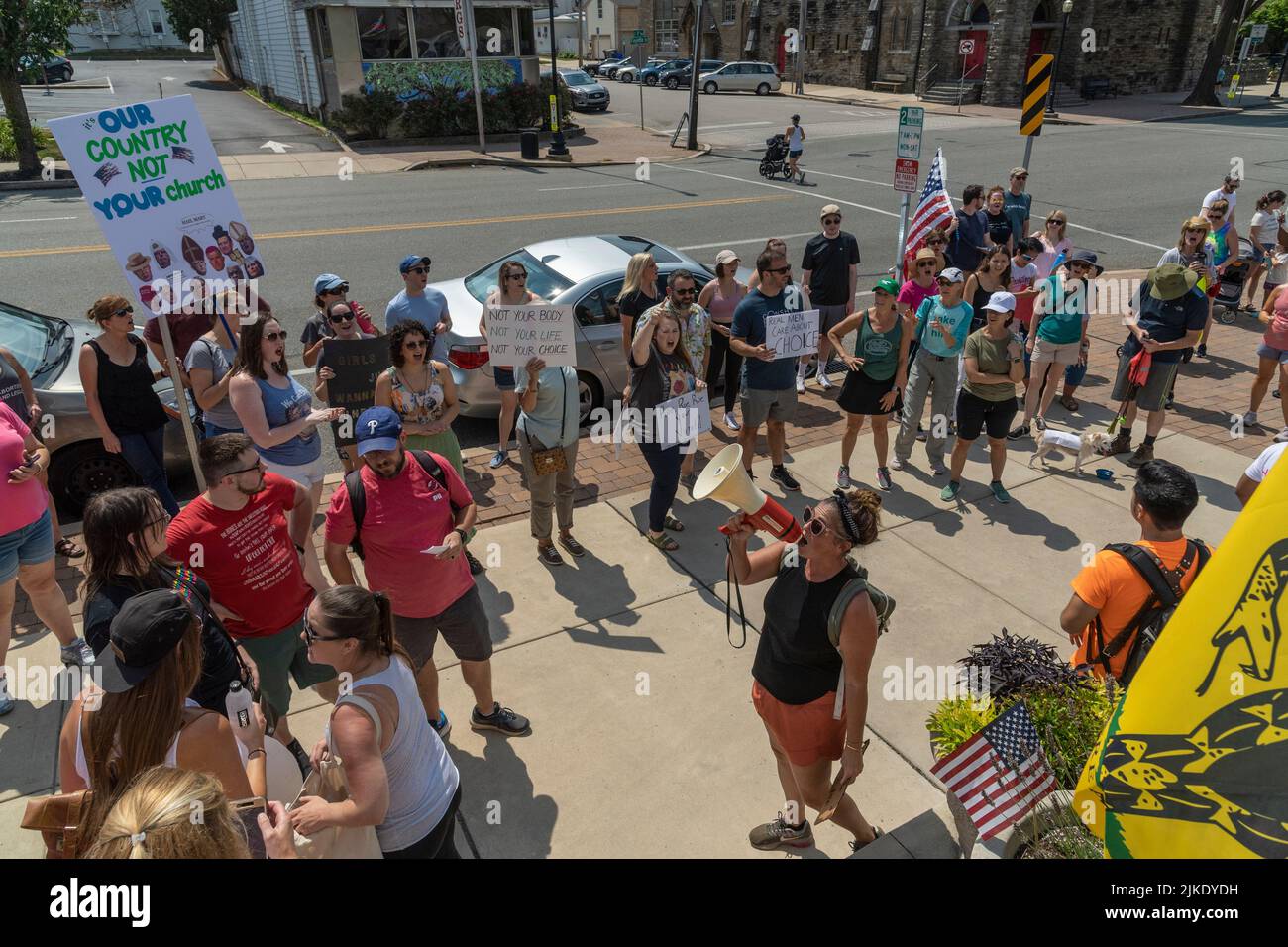 Pro Choice Women's Rights March & Rally à Philadelphie, Pennsylvanie, États-Unis, 16 juillet 2022 Banque D'Images