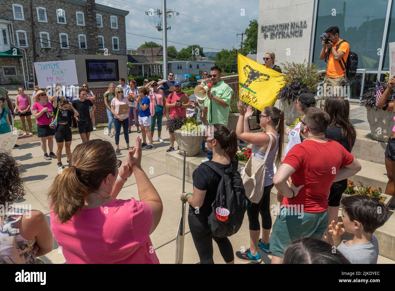 Pro Choice Women's Rights March & Rally à Philadelphie, Pennsylvanie, États-Unis, 16 juillet 2022 Banque D'Images