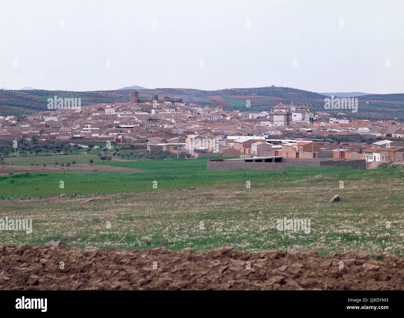 PANORAMICA. Emplacement : EXTÉRIEUR. ZALAMEA DE LA SERENA. Badajoz. ESPAGNE. Banque D'Images