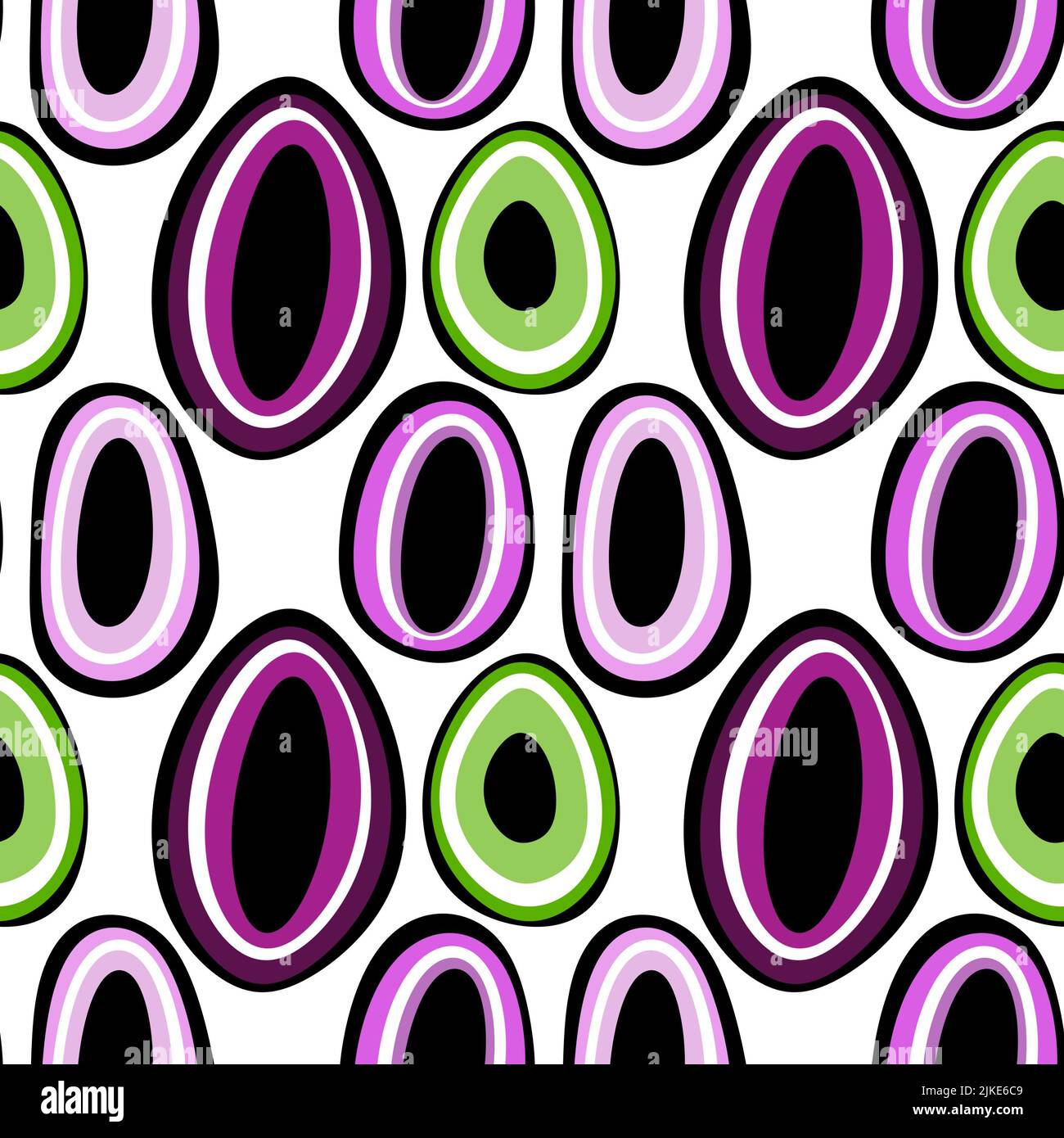 Été sans couture magie mal oeil motif pour les tissus et les textiles et l'emballage et les cadeaux, cartes et linge et papier d'emballage. Illustrateur de haute qualité Banque D'Images