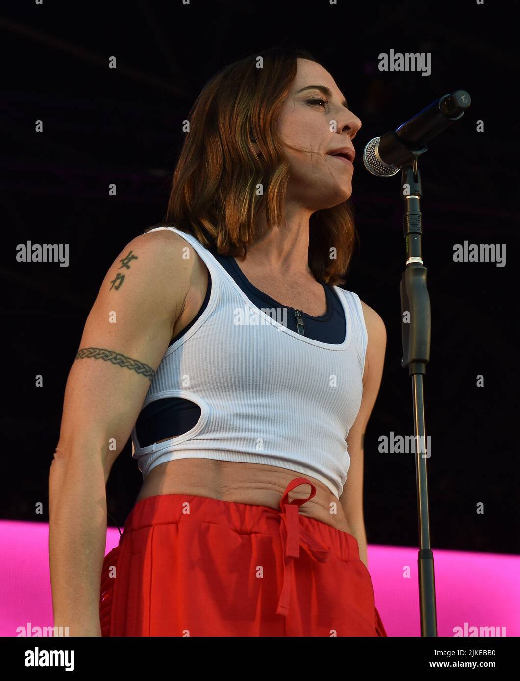 Melanie C, Sporty Spice, spectacle en direct sur scène en concert, jour 3 du Festival victorieux 2021 Banque D'Images Melanie C, Sporty Spice, spectacle en direct sur scène en concert, jour 3 du Festival victorieux 2021 Banque D'Images