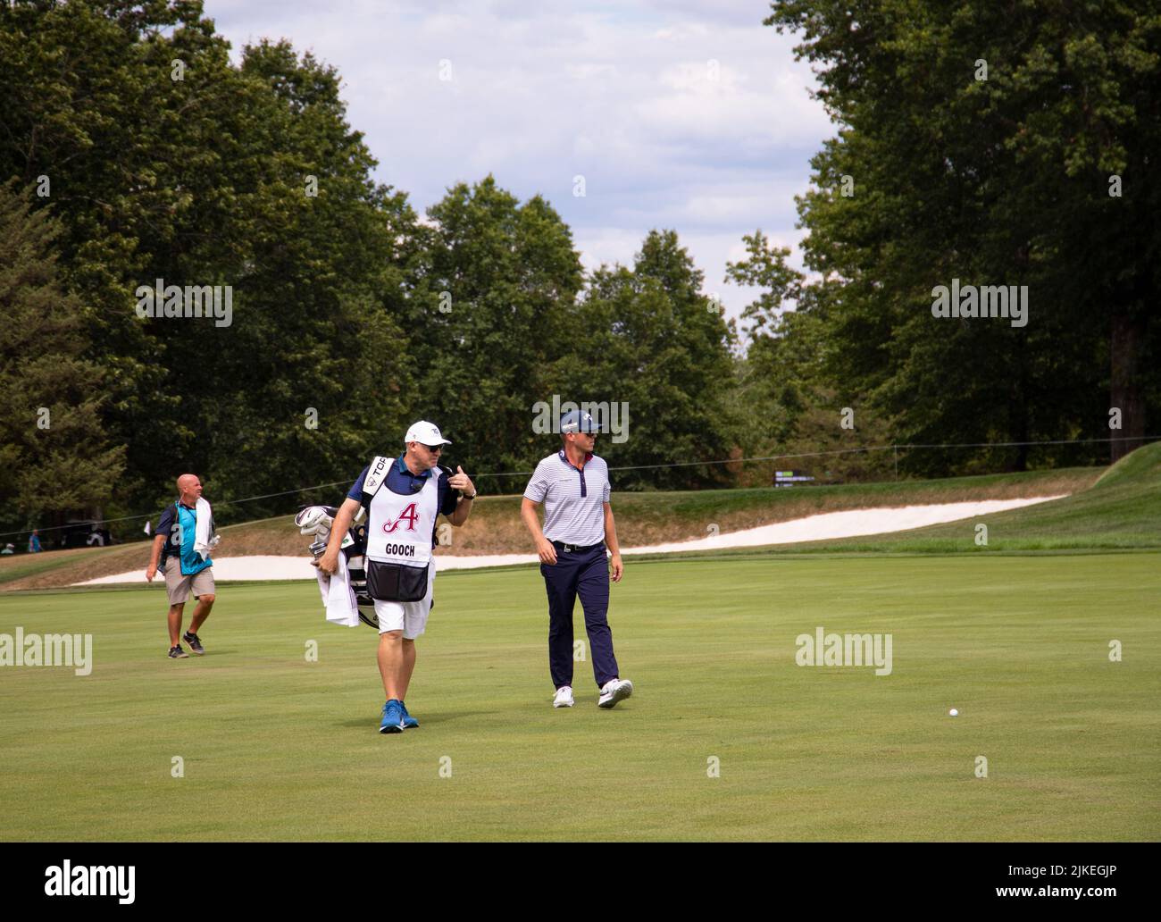 Bedminster, NJ. Talor Gooch au LIV Golf Bedminster dernière journée de compétition sur invitation. 31 juillet 2022. @ Veronica Bruno / Alamy Banque D'Images