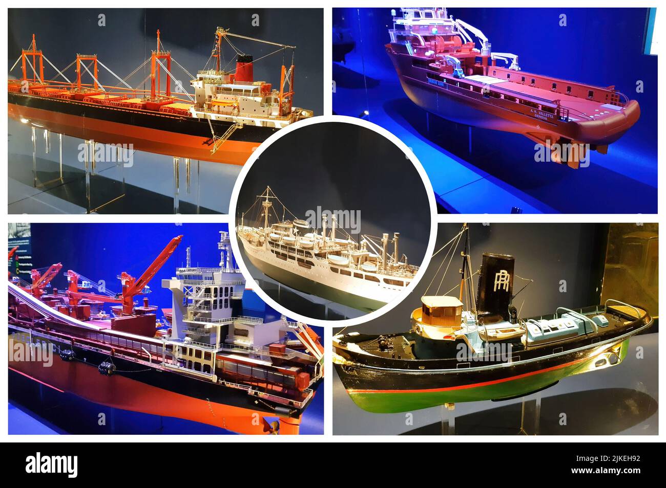 Galata, musée de la mer, à Gênes, Ligurie, Italie, le plus grand musée maritime de la mer Méditerranée Banque D'Images